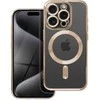 Dėklas Oem Case for iPhone SE 2025 Electro Mag Cover compatible with MagSafe ruda