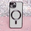 Dėklas Oem Case for iPhone 16 PRO Electro Mag Cover compatible with MagSafe juodas