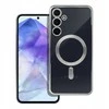Oem ELECTRO MAG COVER dėklas suderinamas su MagSafe skirtas Samsung Galaxy A55 sidabro spalvos