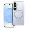 Oem ELECTRO MAG COVER dėklas suderinamas su MagSafe skirtas Samsung Galaxy S25 sidabro spalvos
