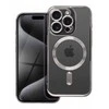 Dėklas Oem Case for iPhone 16 PRO Electro Mag Cover compatible with MagSafe titanium pilka