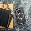 Oem Originalus „iPhone 16 PRO“ dėklas, suderinamas su „MagSafe“ titano pilka spalva.