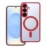Oem ELECTRO MAG COVER dėklas suderinamas su MagSafe skirtas Samsung Galaxy S25 red