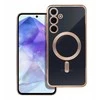 Oem ELECTRO MAG COVER dėklas suderinamas su MagSafe skirtas Samsung Galaxy A55 aukso spalvos