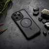 Oem FULL MATTE MAG COVER dėklas suderinamas su MagSafe skirtas Samsung Galaxy S25 EDGE juodos spalvos