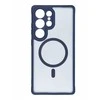 Oem FULL MATTE MAG COVER dėklas suderinamas su MagSafe skirtas Samsung Galaxy S25 Plus mėlynos spalvos