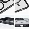 „Oem“ dėklas, skirtas „iPhone 14 PLUS“, visiškai matinis „Mag“ dėklas, suderinamas su „MagSafe“ juodas
