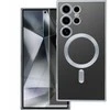 Oem ELECTRO MAG COVER dėklas suderinamas su MagSafe skirtas Samsung Galaxy S25 Edge sidabro spalvos