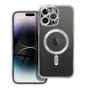 Dėklas Oem Case for iPhone 16 PRO MAX Electro Mag Cover compatible with MagSafe sidabrinis