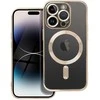 OEM dėklas, skirtas iPhone 14 PRO, Electro Mag dėklas, suderinamas su MagSafe auksiniu dangteliu