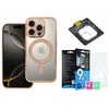 Dėklas Oem Case for iPhone 16 PRO Electro Mag Cover compatible with MagSafe auksinis