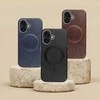 Oem GENTLEMAN MAG COVER dėklas suderinamas su MagSafe skirtas Apple iPhone 12 juodos spalvos