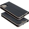 OEM atverčiamas dėklas iPhone 15 PRO Luna Book auksinis juodas