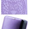 Telefono dėklas Oem MEZZO Book skirtas Samsung A54 5G, violetinės spalvos