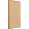Dėklas Oem LUNA Book Gold skirtas Xiaomi Redmi Note 14 4G (GLOBAL - 163,25mm x 76,55mm x 8,16mm) aukso spalvos