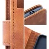 Oem TENDER Book Dėklas skirtas Xiaomi Redmi Note 14 5G / 4G (GLOBAL - 163,25mm x 76,55mm x 8,16mm) rudos spalvos