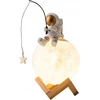 Oem Moon stalinė lempa / drėkintuvas ASTRONAUT sėdimas Art Deco (modelis 5) AFSH