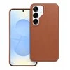 Oem LEATHER MAG COVER dėklas skirtas Samsung Galaxy S25 PLUS rudos spalvos