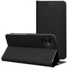 OEM atverčiamas dėklas iPhone 17 / 18 Luna Book Carbon juodas
