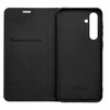 Dėklas Oem LUNA Book Carbon skirtas Samsung Galaxy S25 juodos spalvos