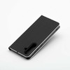 Dėklas Oem LUNA Book Carbon skirtas Samsung Galaxy S25 juodos spalvos