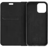 Dėklas Oem Flip case for iPhone 14 PRO Luna Book Carbon juodas