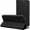 Dėklas Oem LUNA Book Carbon skirtas Xiaomi Redmi Note 14 PRO 5G / 14 PRO PLUS 5G juodos spalvos