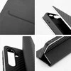 Dėklas Oem LUNA Book Carbon skirtas Xiaomi Redmi Note 14 PRO 5G / 14 PRO PLUS 5G juodos spalvos