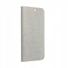Dėklas Oem LUNA Book Gold skirtas Samsung Galaxy S25 sidabro spalvos