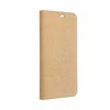 Dėklas Oem LUNA Book Gold skirtas Samsung Galaxy S25 Edge aukso spalvos