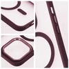 Oem MATTE MAG COVER dėklas suderinamas su MagSafe skirtas Samsung Galaxy S25 PLUS plum red