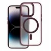 Oem MATTE MAG COVER dėklas suderinamas su MagSafe skirtas Samsung Galaxy S25 PLUS plum red