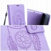 Oem MEZZO Book dėklas skirtas Samsung Galaxy S25 Ultra dreamcatcher violetinės spalvos