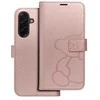 Oem MEZZO Book dėklas skirtas Samsung Galaxy A56 5G teddy bear rose auksinis