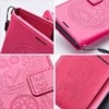 Oem MEZZO Book dėklas skirtas Xiaomi Redmi Note 14 PRO 5G / 14 PRO PLUS 5G dreamcatcher magenta