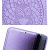 Oem MEZZO Book dėklas skirtas Xiaomi Redmi Note 14 PRO 5G / 14 PRO PLUS 5G dreamcatcher violetinės spalvos