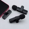 Store24 Belaidis prisegamas mikrofonas „Lightning“ dvigubas (2 komplekte) K1 juodas