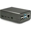 Oem Dėklas skirtas Raspberry Pi 4B - su išpjovomis - aliuminis - grafitas