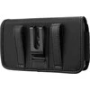 Oem Horizontal universalus dėklas OXFORD modelis 2 skirtas Apple iPhone 6 / 7 / 8 / 12 MINI / 13 MINI / Samsung Galaxy A40 / S5 juodos spalvos