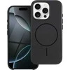 OEM dėklas, skirtas „iPhone 16 PLUS Premium“ blizgus „Mag“ dėklas, suderinamas su „MagSafe“ ir juodu kameros valdymo mygtuku.