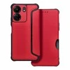 OEM RAZOR Book dėklas Xiaomi Redmi 13C raudonas