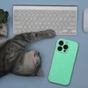 Dėklas Oem Case for iPhone 15 PRO MAX Silicone 2mm compatible with MagSafe mint