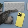 Dėklas Oem Case for iPhone 15 PRO Silicone 2mm compatible with MagSafe yellow