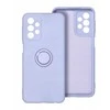 Oem SILICONE RING dėklas skirtas Samsung Galaxy S25 Edge violetinės spalvos