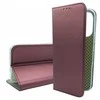 Dėklas Oem Flip case for Honor 400 LITE Smart Magneto burgundy