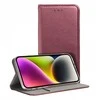 Dėklas Flip case for Realme NOTE 60 Smart Magneto burgundy
