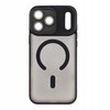 Dėklas Oem Case for iPhone 17 Pro Max / 18 Pro Max (low camera edge) Variete Mag Cover compatible with MagSafe juodas