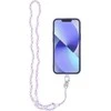 Dėklas OEM CRYSTAL DIAMOND telefono virvelė, telefono pakabukas / laido ilgis 74cm (37cm kilpoje) / ant kaklo - violetinė