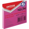 Office Products Lip.lapeliai 76x76/ 100 OFFp, neon rausvi