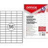 Office Products Etiketės Office Products A4 52,5x21,2 mm baltos (100)